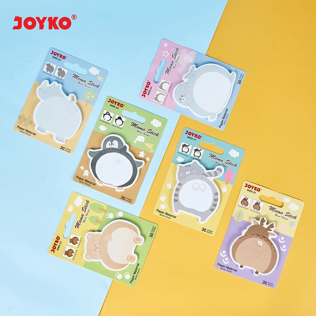 

Memo Stick / Sticky Note Joyko Motif Lucu MMS-22 - MMS-27