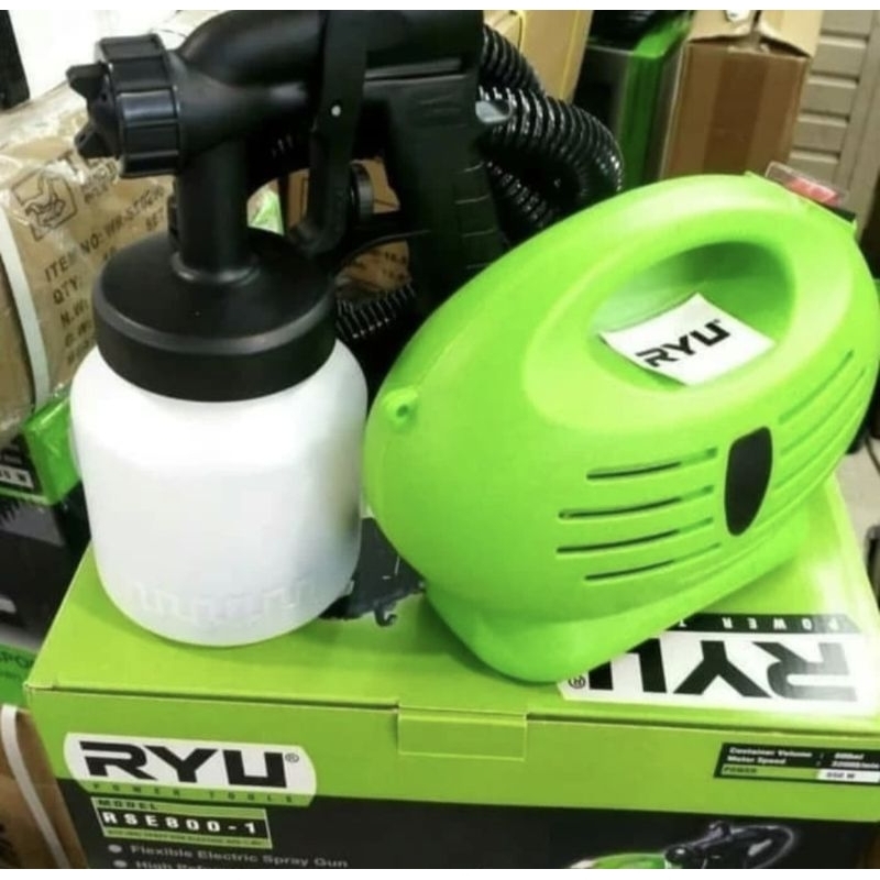 RYU RSE800-1 Mesin Spray Gun Elektrik Alat Semprot Cat Tembok Listrik