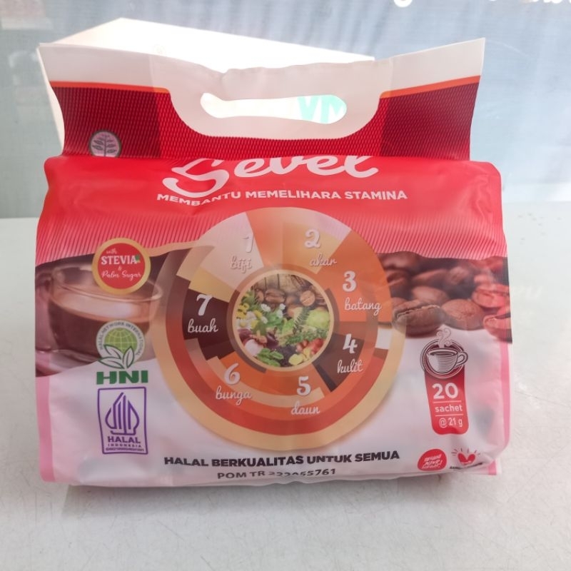 

Kopi Sevel Isi 20 sachet Minuman sehat yg menyerupai kopi tanpa zat perasa ORIGINAL