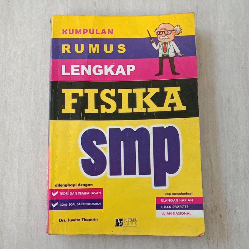BUKU RUMUS FISIKA SMP | BUKU FISIKA SMP | KUMPULAN RUMUS FISIKA SMP | PRELOVED