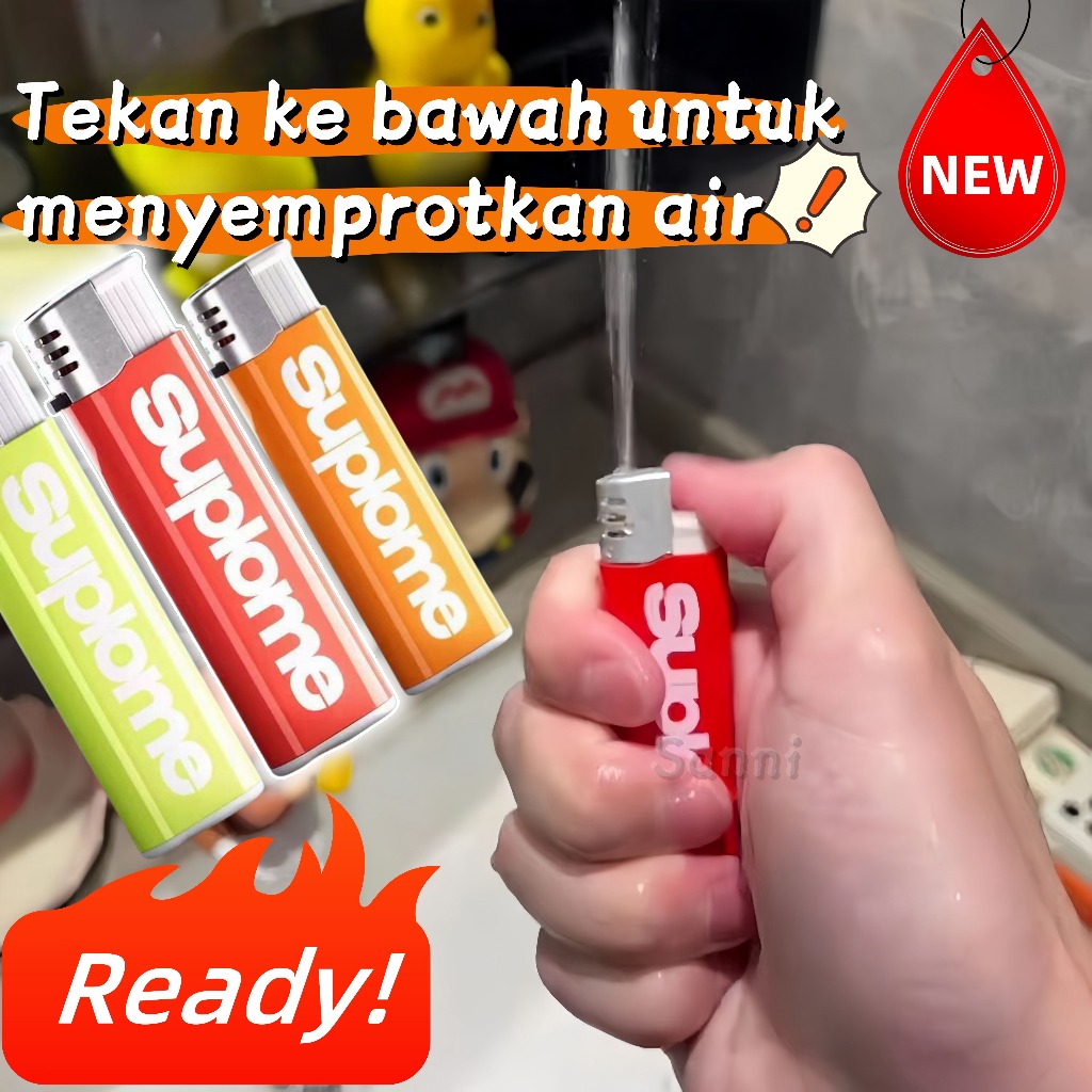 [COD]Lighter Mainan Air Prank Korek  Water Toys Prank  Korek Api Air Prank Water Gun