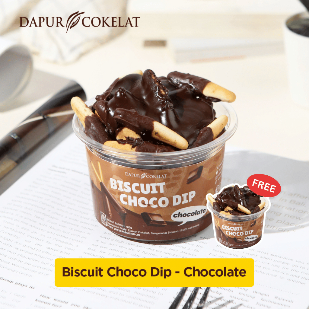 

[BUY 1 GET 1] DAPUR COKELAT - Biscuit Choco Dip Chocolate | Biskuit Baluran Cokelat