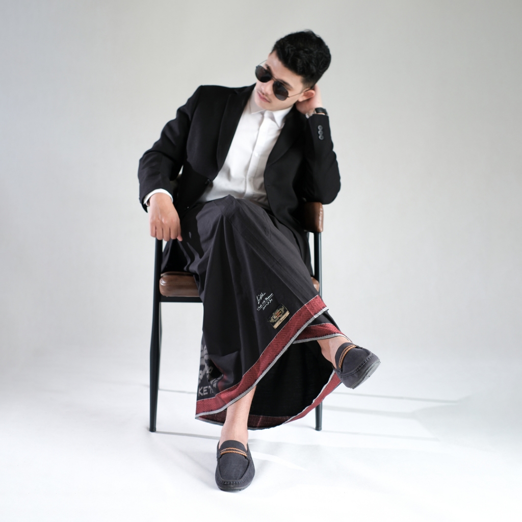 Sarung KETJUBUNG PLATINUM Motif DPS (Dobby Polos)