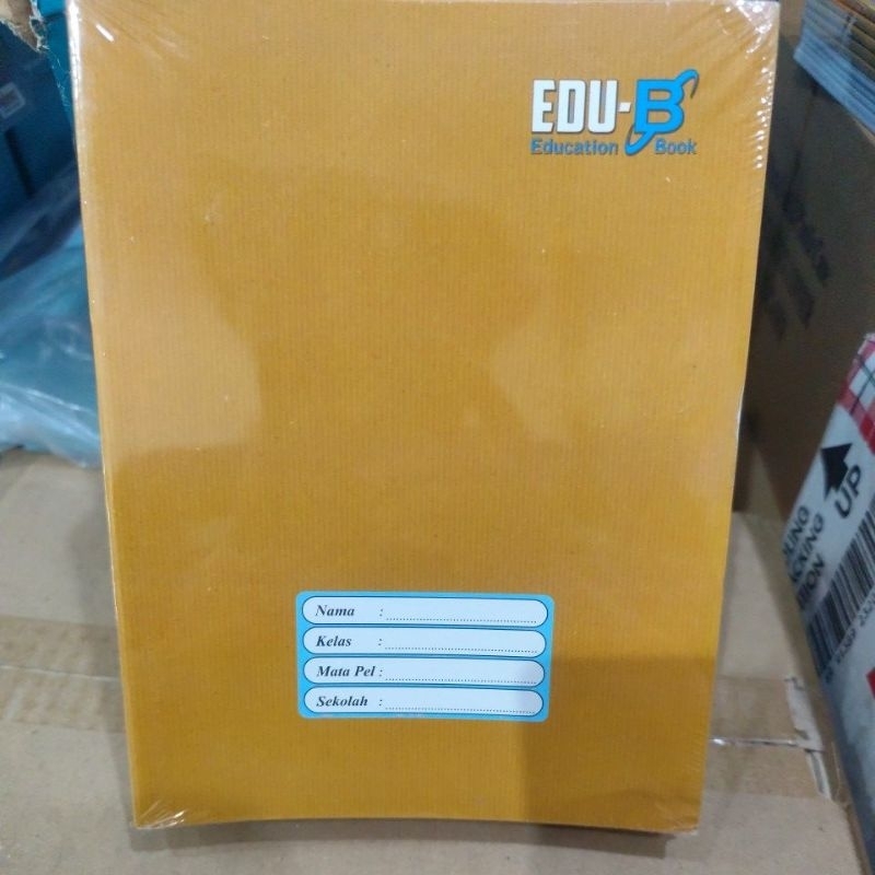 

Buku tulis merek edu sampul coklat isi 38lbr dan 58lbr ukuran buku 16x21 1pak isi 10pcs