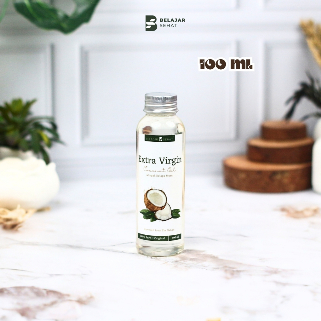 

LAKU Belajar Sehat VCO Extra Virgin Coconut Oil 100Ml Minyak Kelapa Murni Bisa Diminum