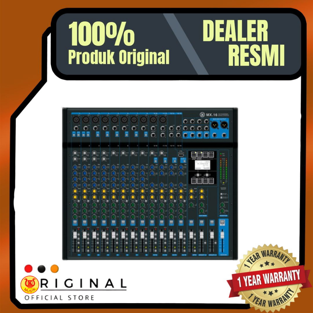Mixer Topp Pro MX16 / MX-16 Channel Analog Mixer Sound