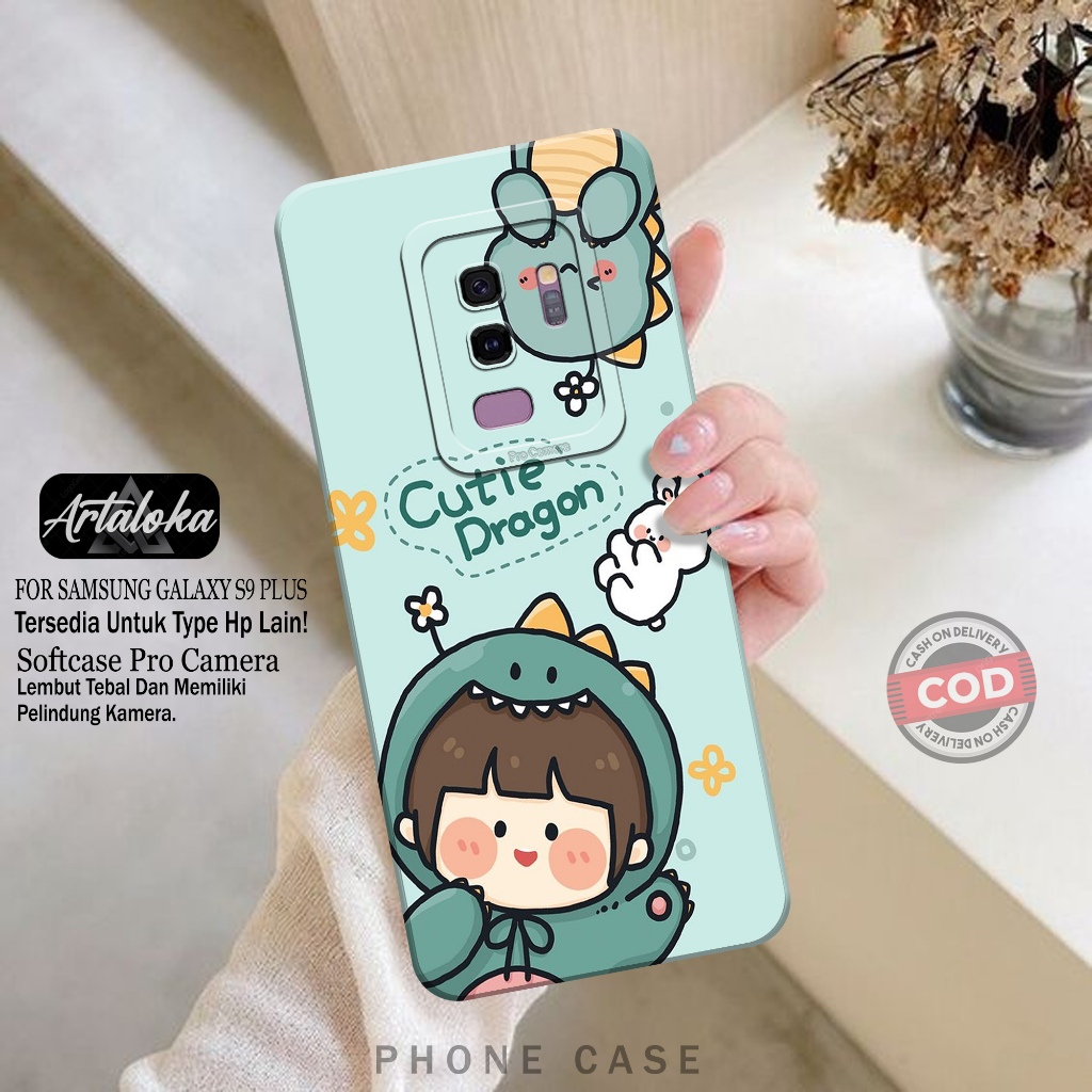 Softcase Hp Samsung Galaxy S9 Plus Fashion Case Kartun Case Samsung Galaxy S9 Plus Silikon TPU Pro C