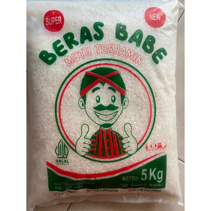 

BERAS BABE KEMASAN 5kg