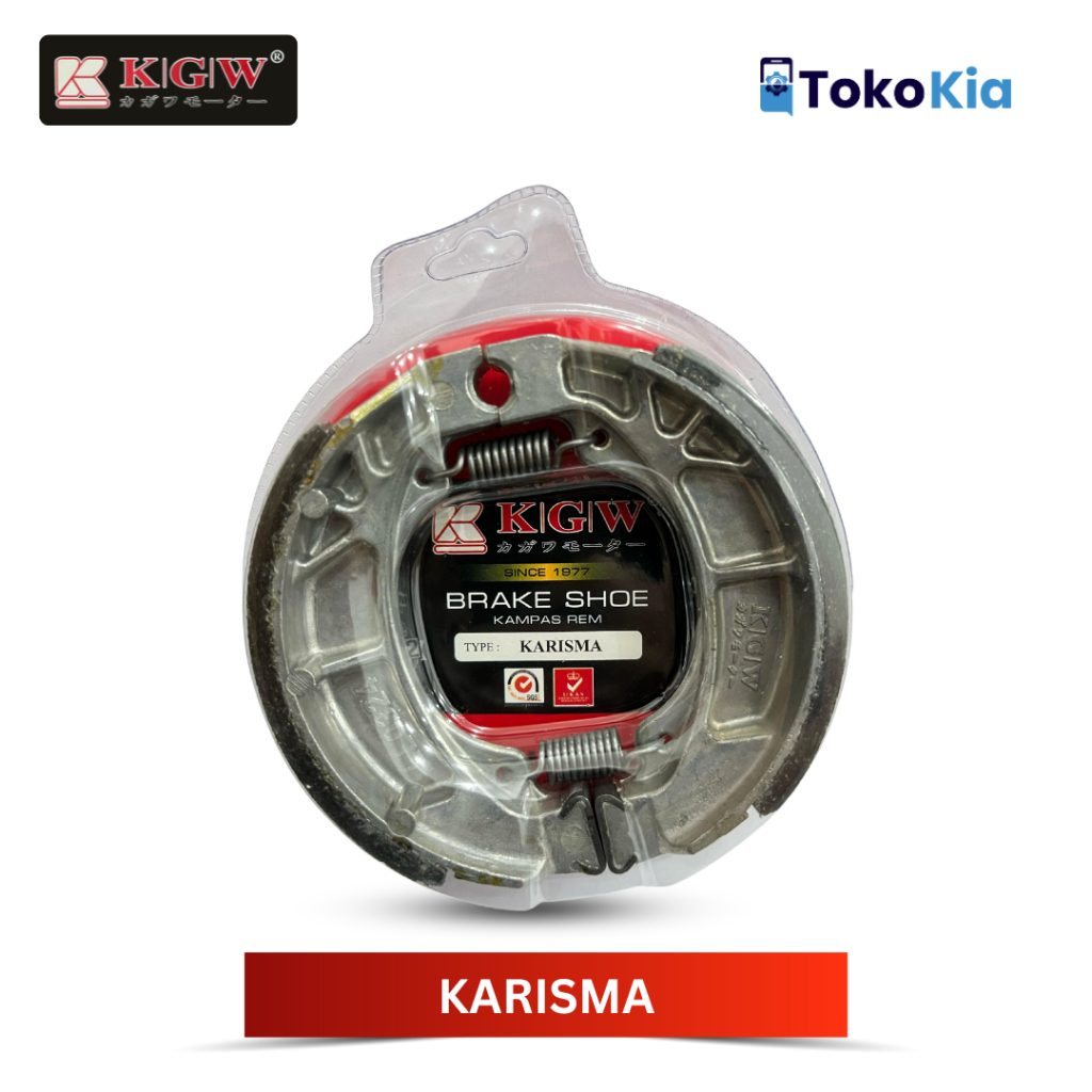 Kampas Rem Motor Karisma Brake Shoe Kagawa