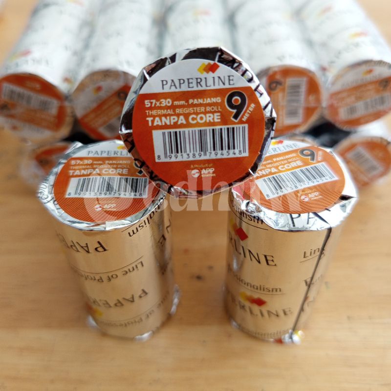 

Kertas Kasir Thermal Register Roll Paperline 57x30 Ecer