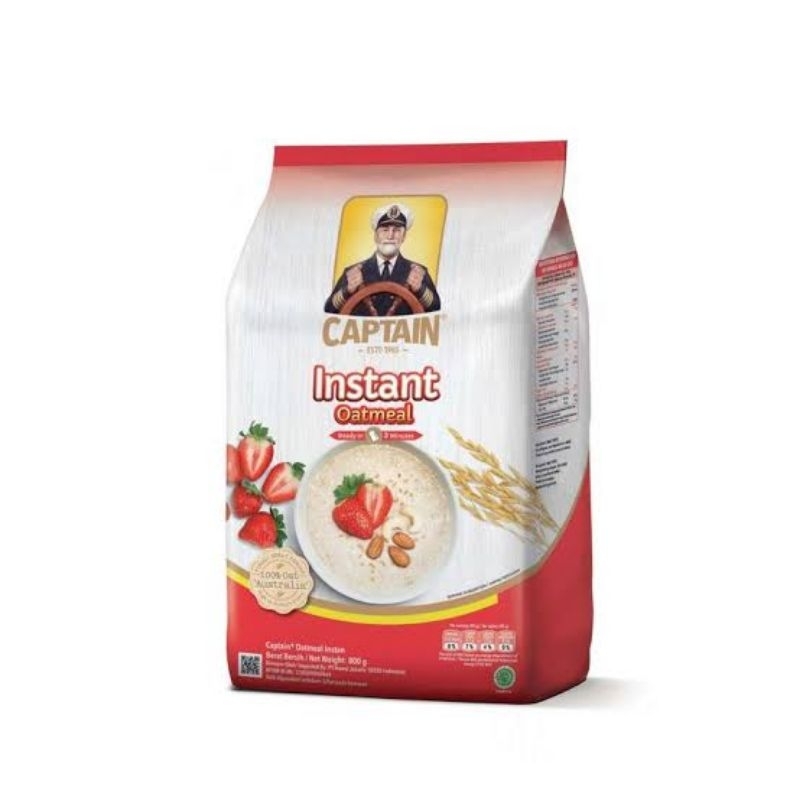 

Captain Oats Instant Merah Sereal & Oatmeal 800 g