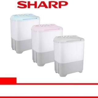 MESIN CUCI SHARP ES-T70MW / 80MW / 90MW-HK / 1070 (KAPASITAS 7/8/9/10 KG) / MESIN CUCI 2 TABUNG / GA