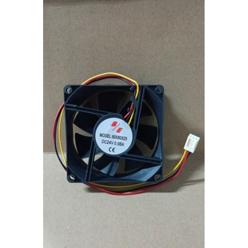 9272 fan kipas 8x8 8cm 8 cm dc24v dc 24v 24vdc 3 pin kabel 3pin 3kabel