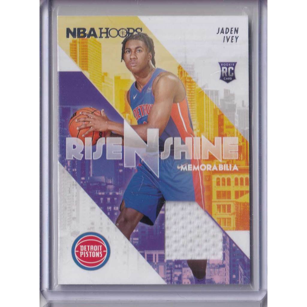 2022-23 Panini NBA Hoops Rise N Shine Memorabilia #RS-JI Jaden Ivey RC