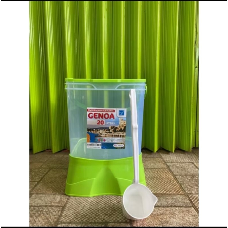 Ice bucket Genoa 20 ltr,tempat penyimpanan es khusus instan