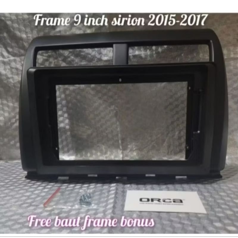frame head unit android 9 inch mobil sirion 2015-2017