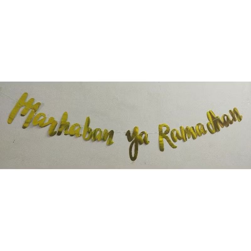 BANNER MARHABAN YA RAMADHAN | BANNER LATIN DEKORASI RAMADHAN