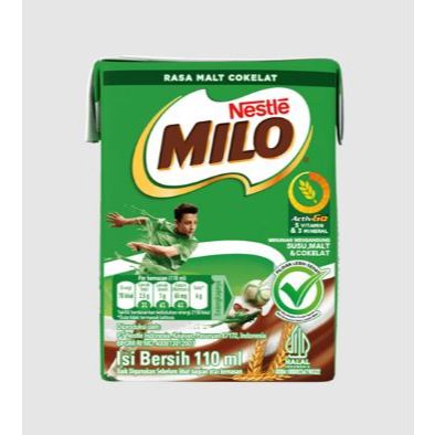 

tokogencil ECERAN Susu Milo UHT Kotak 110ml Active Go Cokelat Coklat