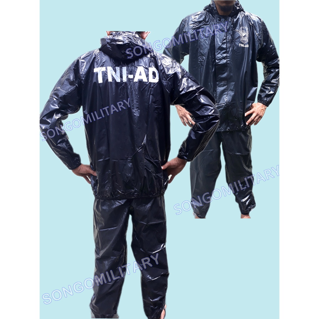 Sauna Suit TNI Baju Sauna TNI Set Jaket Celana Original Sauna TNI Suit Running Sport