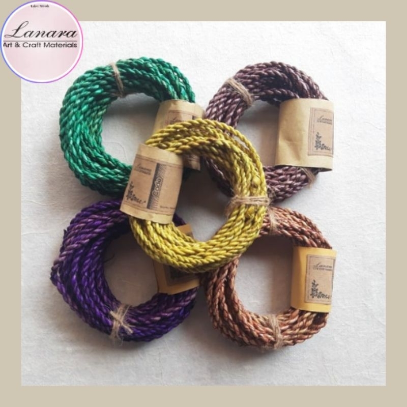 

Tali Pandan Seagrass Warna Diameter 3,5 mm Panjang 5M