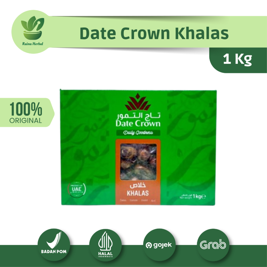 

Kurma Date Crown Khalas Kholas 1kg