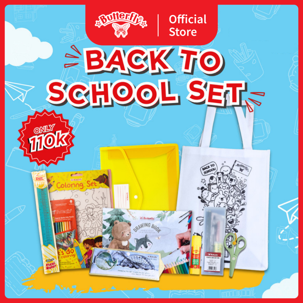 

Butterfly Back To School Set
