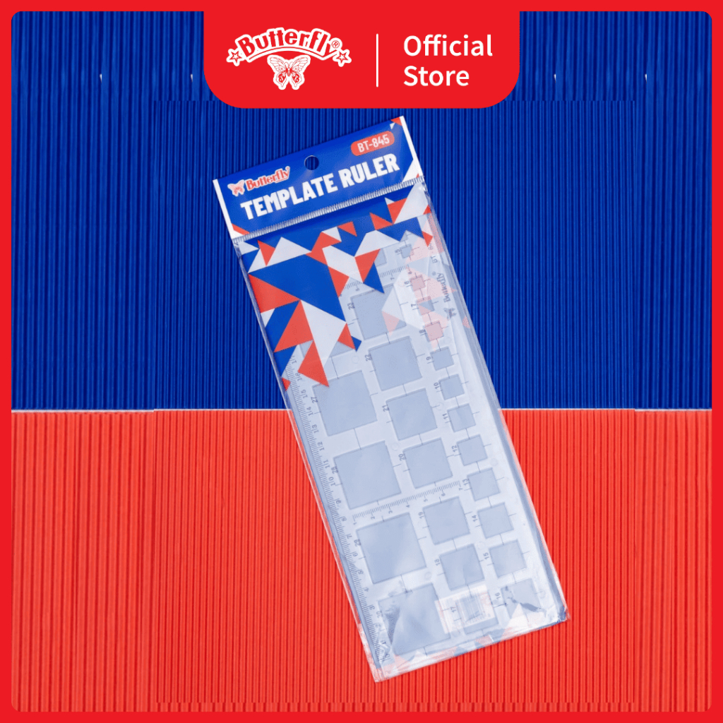 

Butterfly Penggaris Cetakan Persegi / BT-845