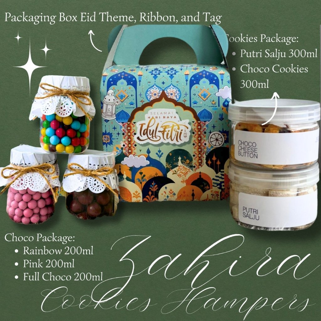 

(INSTANT) Hampers parsel ramadan ZAHIRA idul fitri lebaran minimalis coklat kue