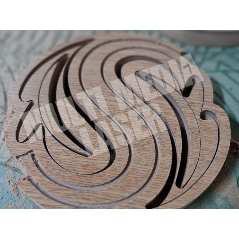 Cutting CNC MDF,  PVC, HMR, Plywood Coklat tebal 3-9mm