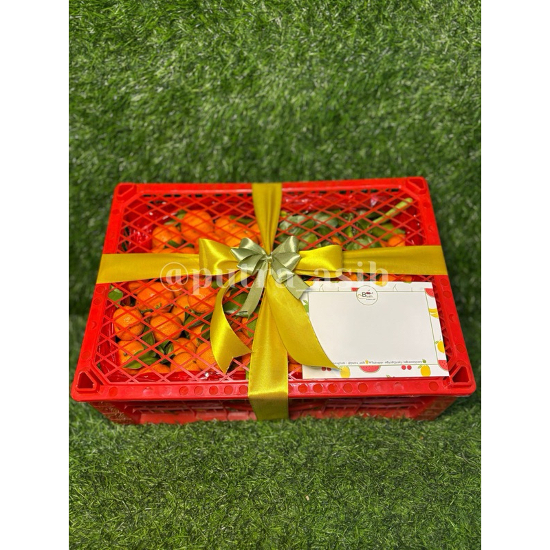 Jeruk Santang Daun 1 Keranjang (6kg)