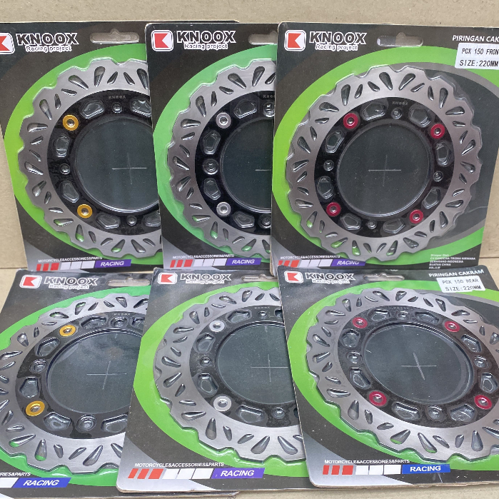 Piringan Cakram Set Depan Belakang Black Variasi Monel Warna PCX 150 Depan PCX 150 Belakang Piringan