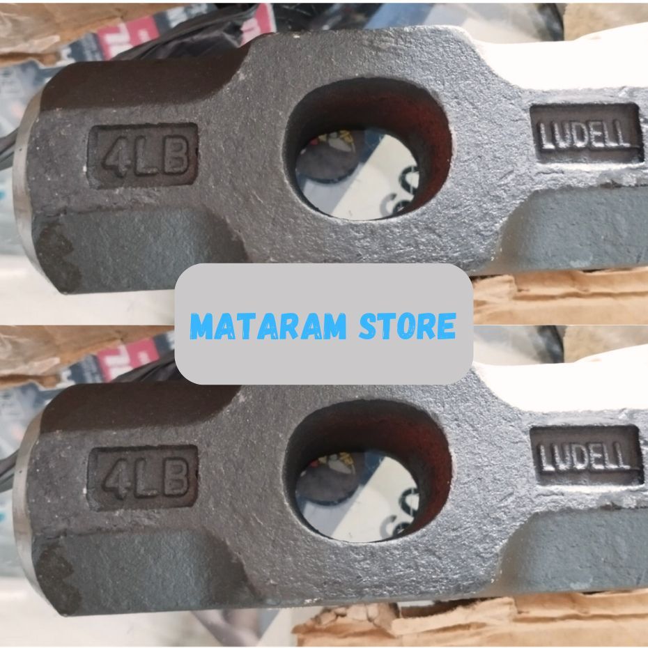 LUDELL Kepala Palu Bodem 4 LB Tanpa Gagang / Kepala Palu Bodem 4 LB