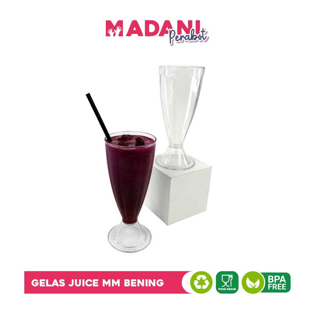 Gelas Jus / Gelas Jus MM Bening / Gelas Jus Plastik
