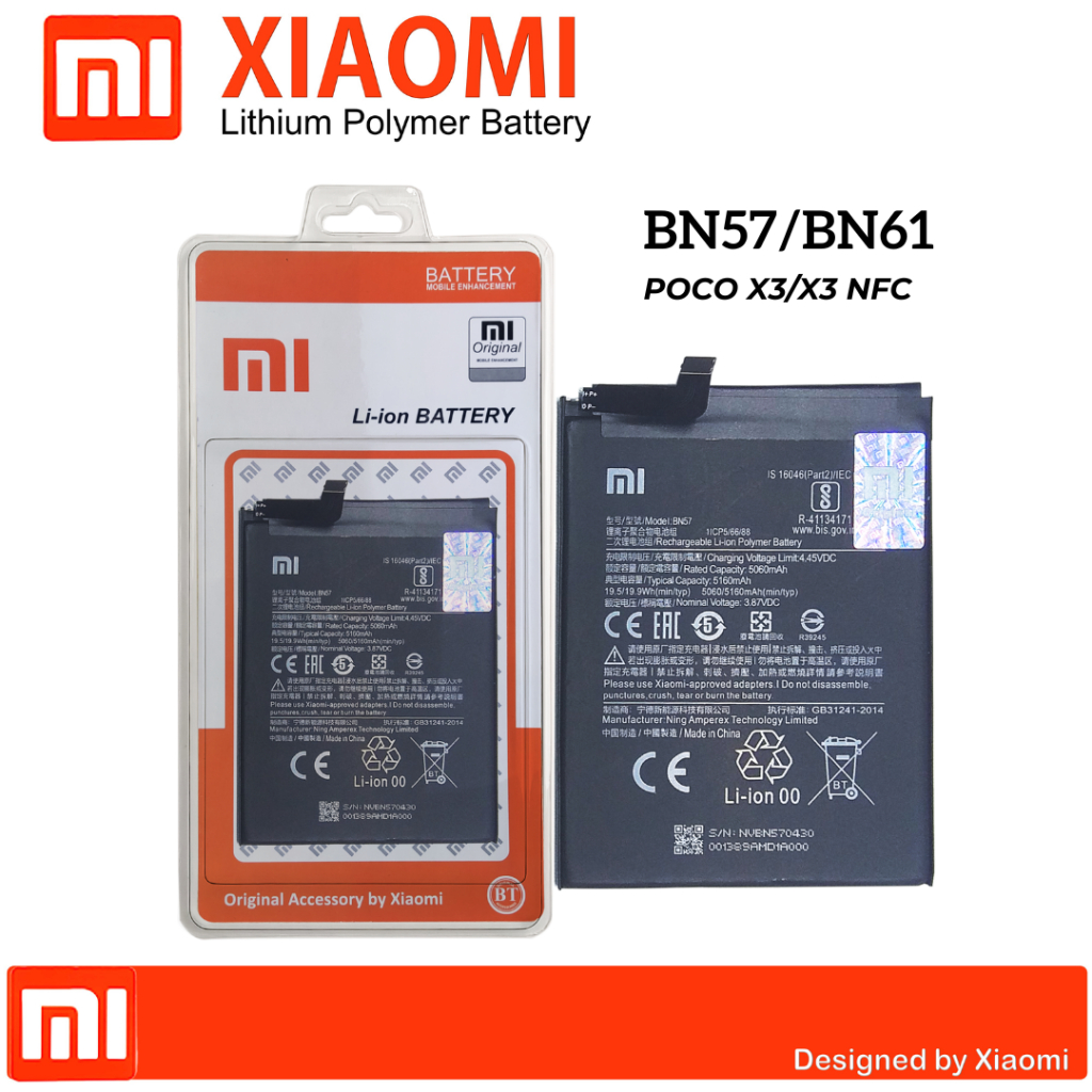 Baterai BN57 Poco X3 Pro Batre Poco X3 NFC Batrai Poco X3