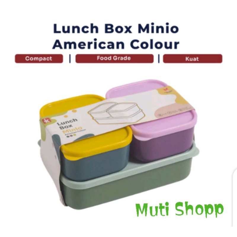 [Jawa Tengah] Lunch box Kotak Bekal Makan Menarik Warna Cantik