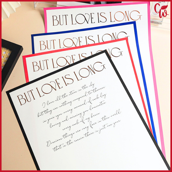 

10 Lembar Kertas Buket 45cm X 30cm Waterproof Matte Solid Wrapping Bouquet Valentine KB67