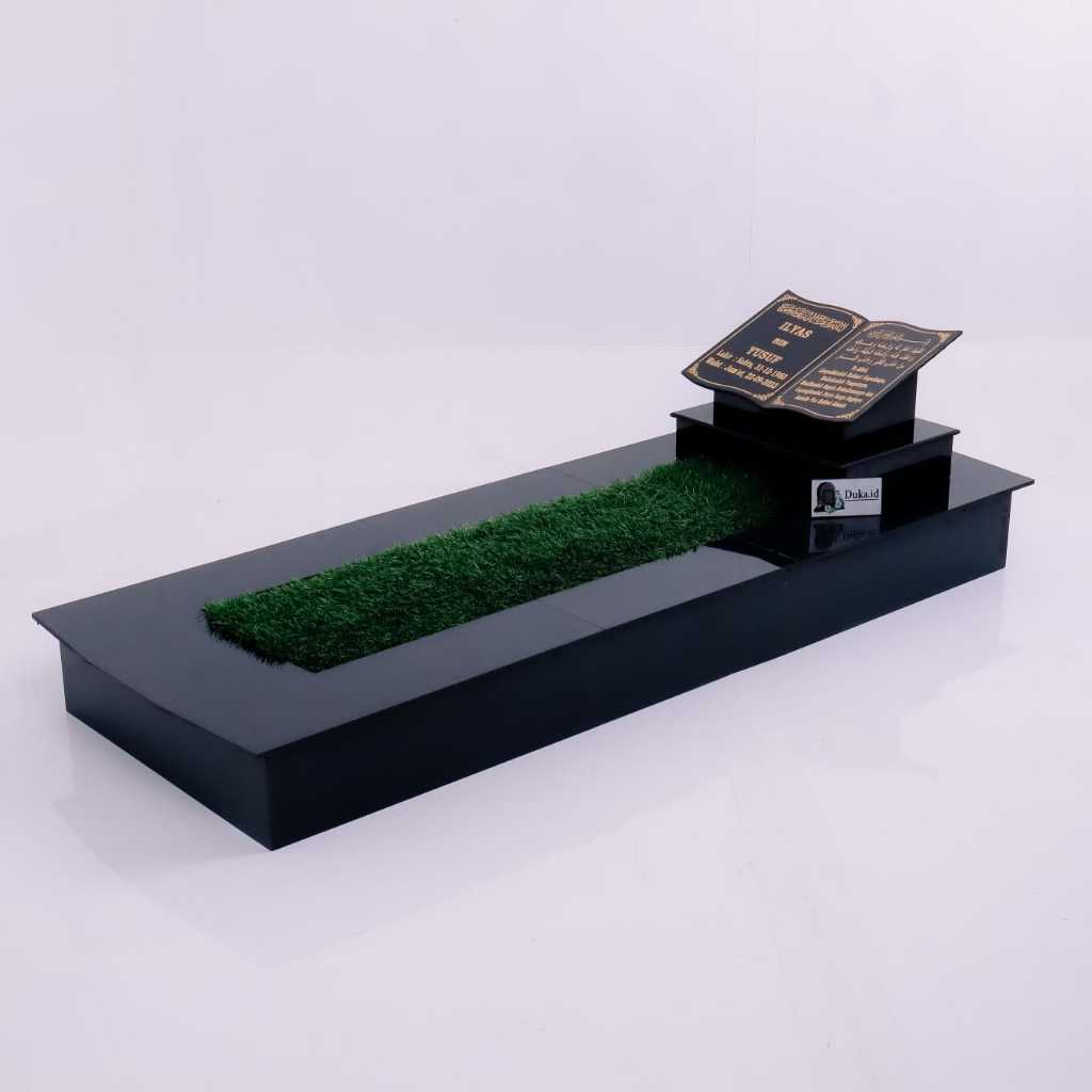 BATU NISAN BODY MAKAM KIJING 160X60 FULL GRANIT TILE + FREE PACKING KAYU