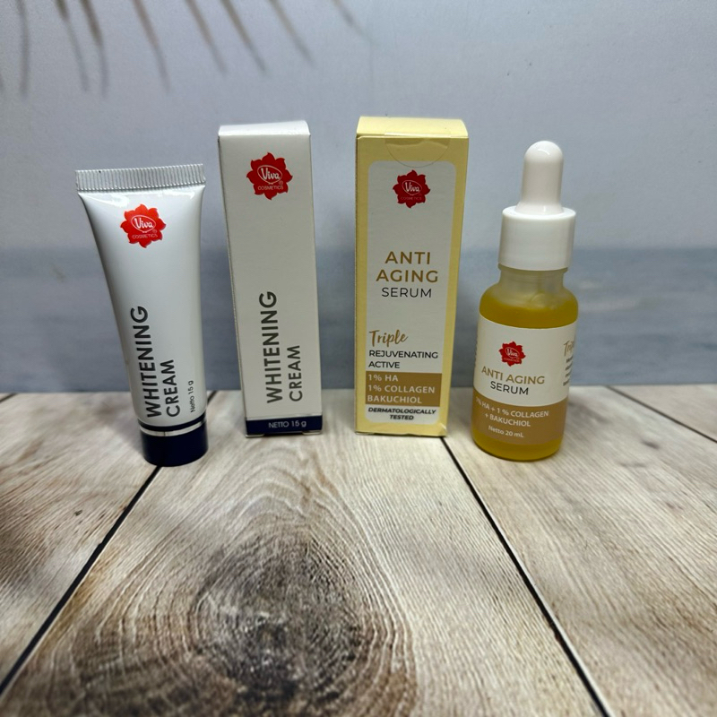 BPOM [PAKET] CREAM VIVA WHITENING & SERUM VIVA