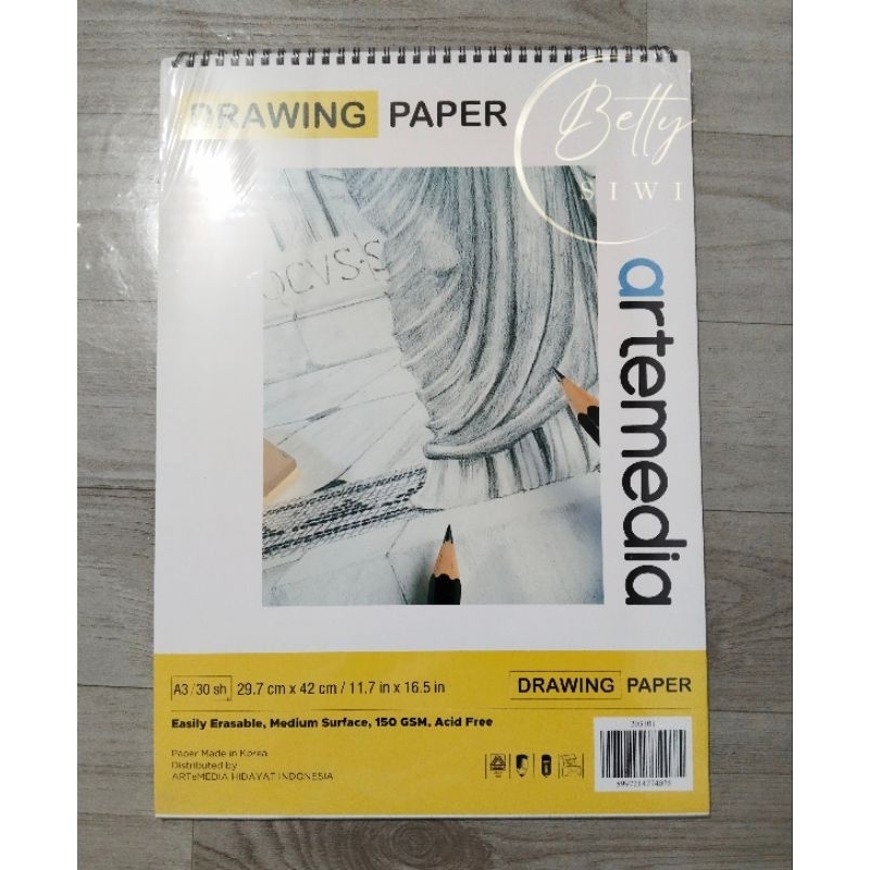 

Sketch Book ARTEMEDIA ukuran A3 150 gsm Wirebound 30 sheets