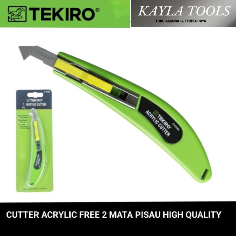 

TEKIRO CUTTER ACRLYLIC /AKRILIK/ACRILIC DIJAMIN ORIGINAL