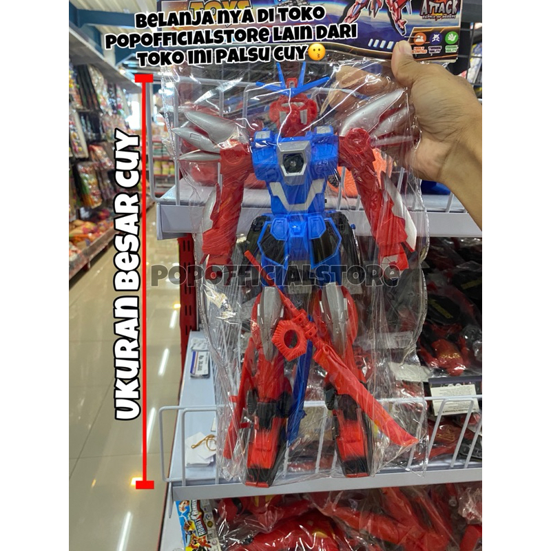 Promo Mainan Robot Gundam Ukuran Besar Nyala Lampu