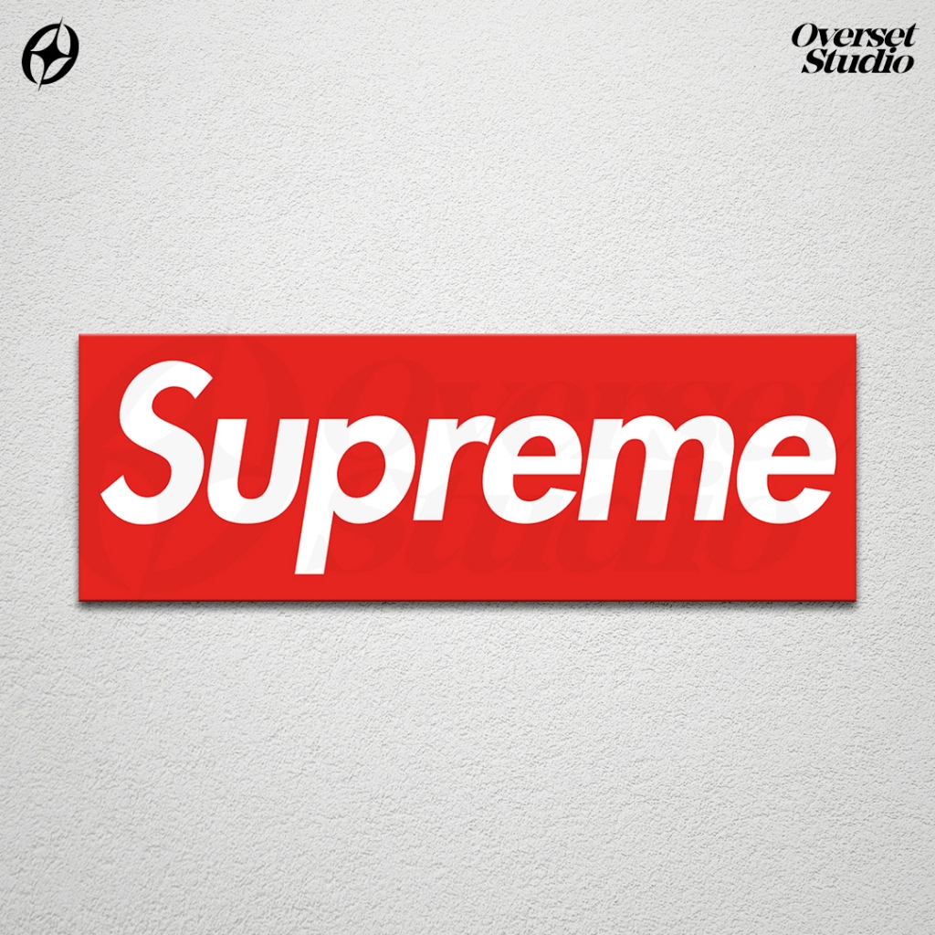 

(GRATIS ONGKIR & COD) Stiker Sticker Supreme / Sticker Brand Logo Supreme Hypebeast / Sticker Vinyl Glossy / Sticker Aesthetic / Sticker Band / Stiker Brand Lokal / Stiker Satuan / Sticker Custom / Sticker Helm / Stiker Tumbler / Stiker Anti Air