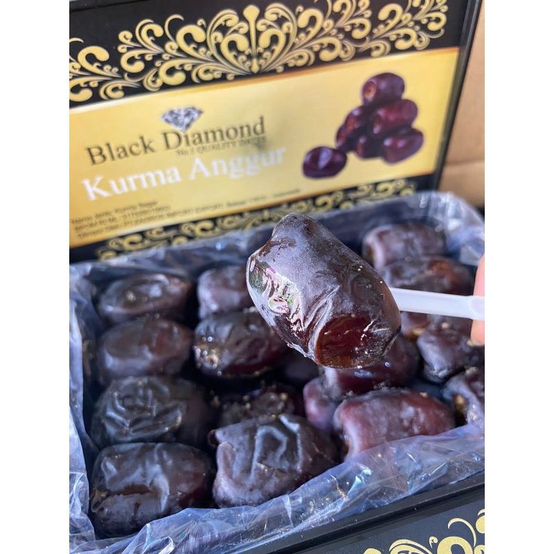 

Kurma Bam Black Diamond 550gr Kurma Anggur Premium 550 gr Exp Terbaru