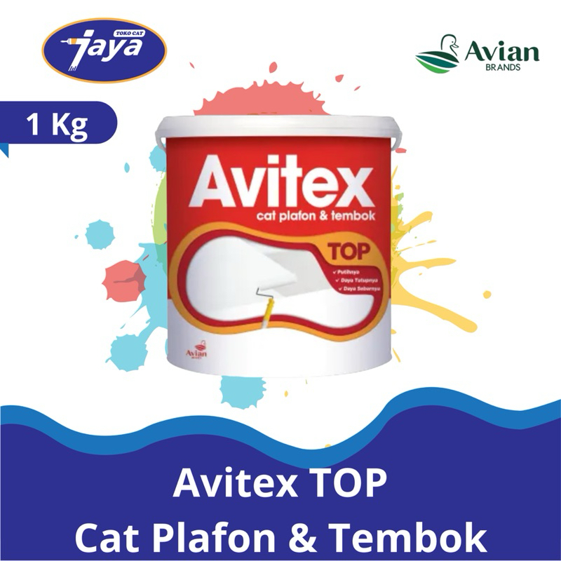 Avitex Top Cat Plafon & Tembok 1kg1 Kg