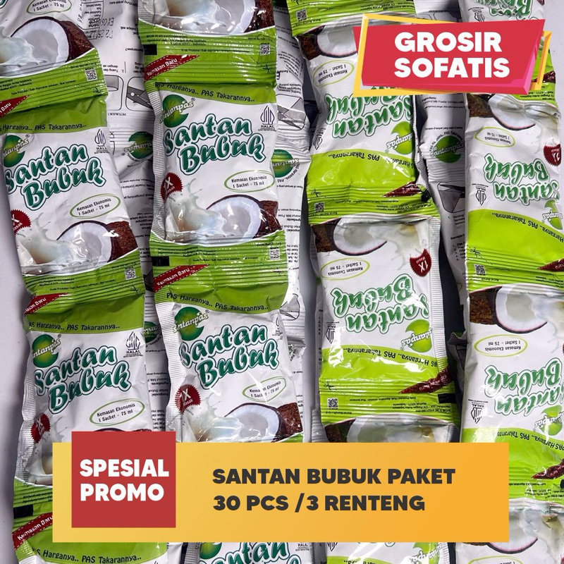 

Promo Santen Bubuk 30 pcs