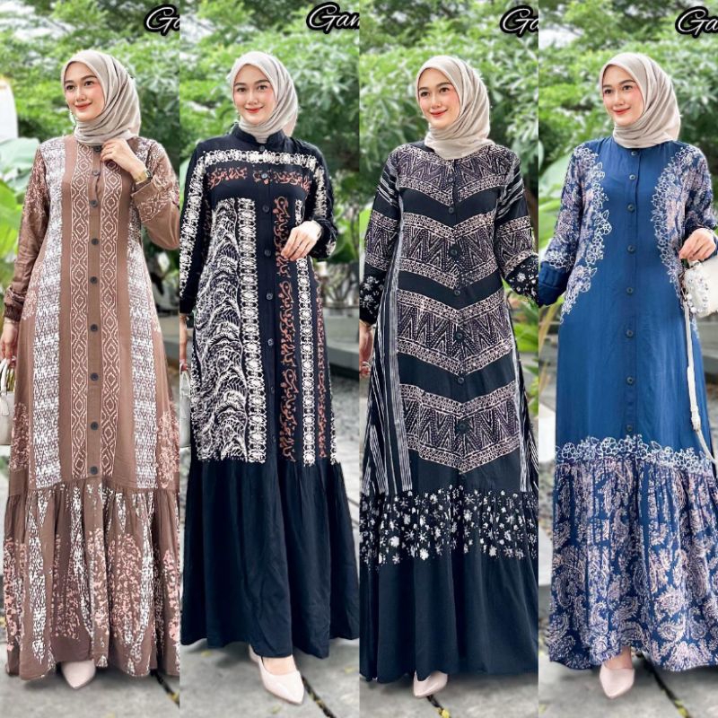 Gamis Twill Gamis Batik Twill Halus Adem Nyaman