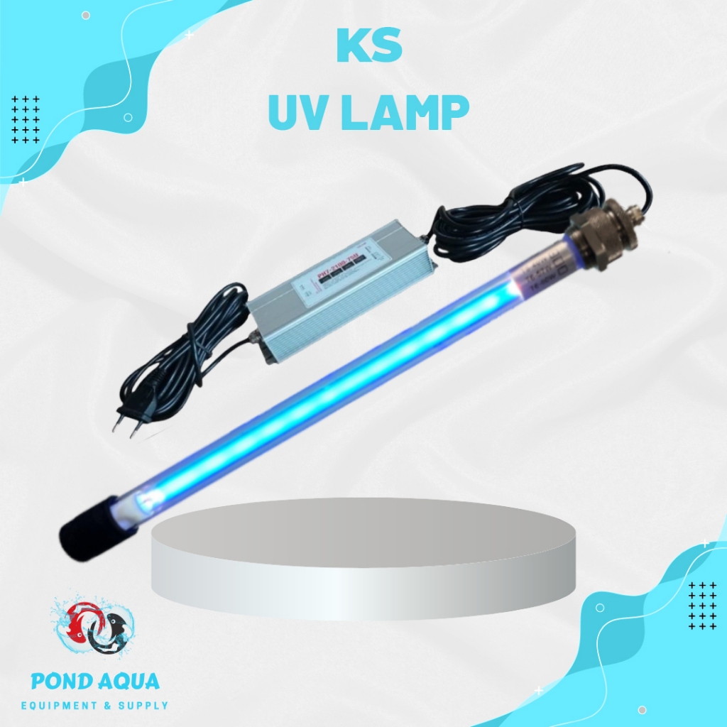 Ultraviolet Celup Pond Koi UV Lampu Kolam KS UV Lamp Sterilizer