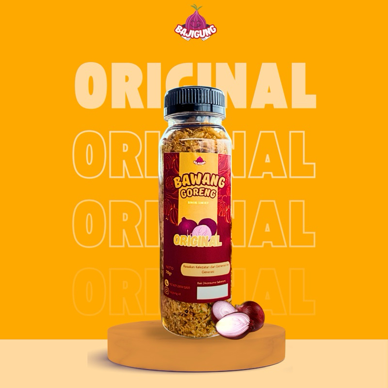 

Bawang Goreng Bajigung 100% asli bawang goreng