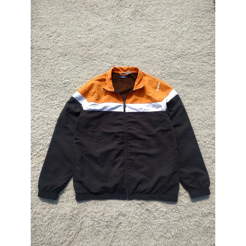 Casual jacket reebok - tracktop reebok - colorblock jacket - reebok three tone color - reebok origin