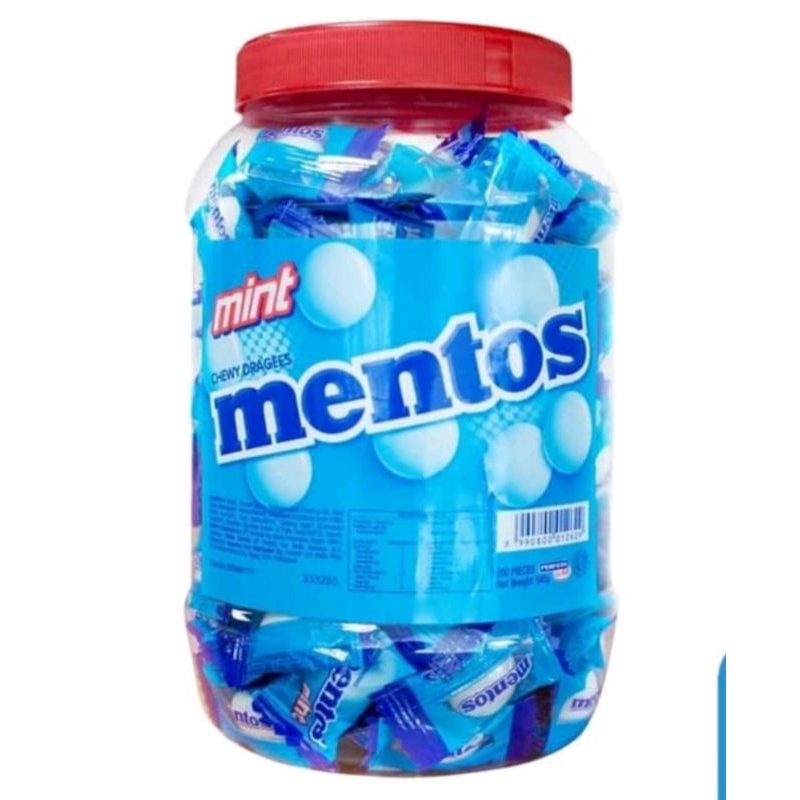 

Mentos Jar Permen Mentos Mint Toples